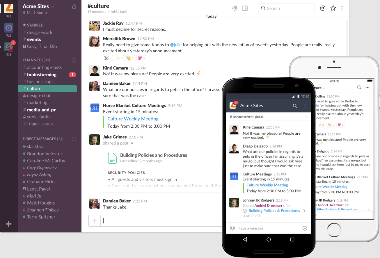 slack devices