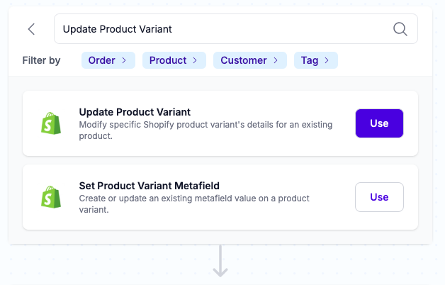 Update product variant based on the CSV file data 