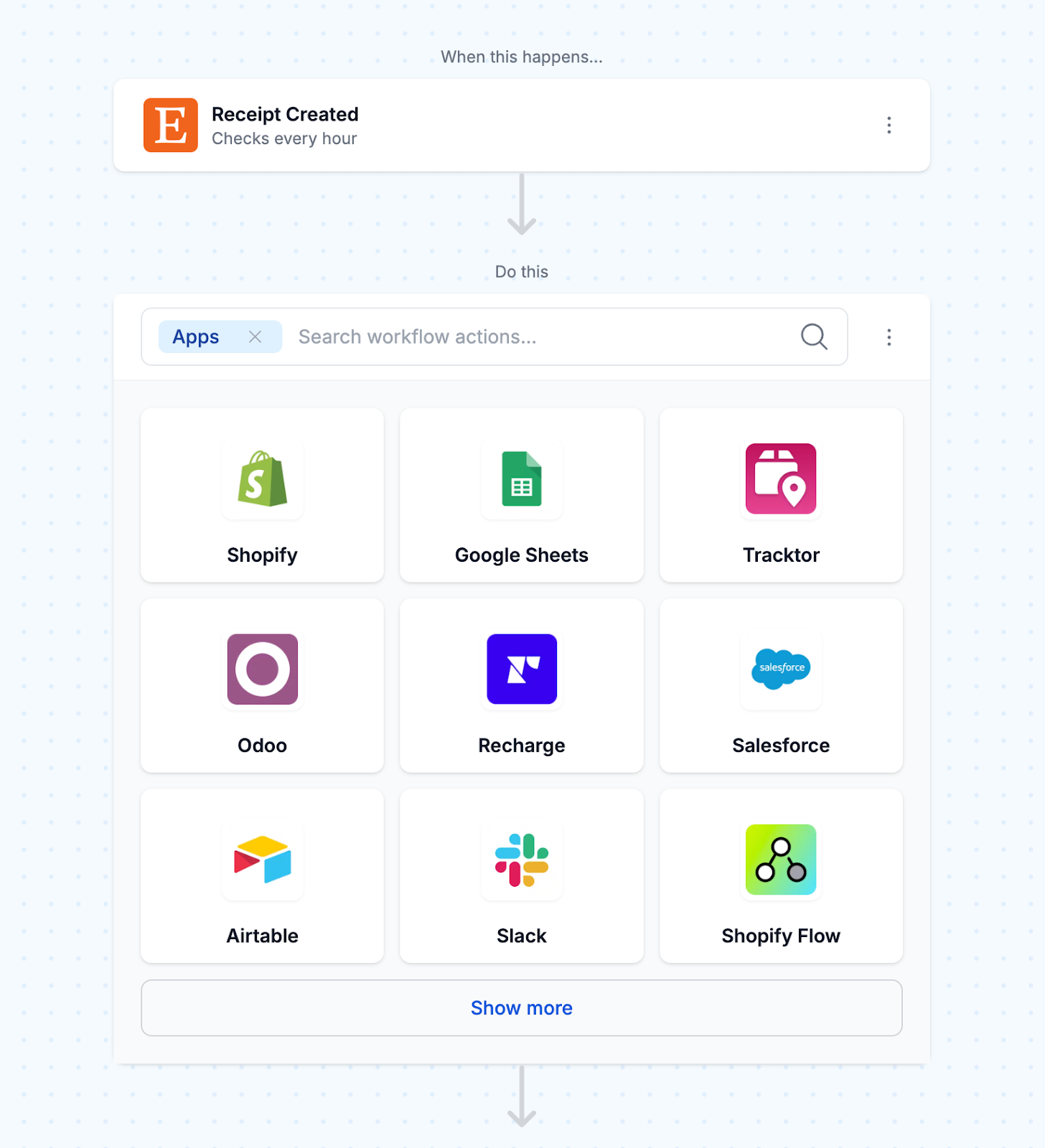 Add actions to your workflow