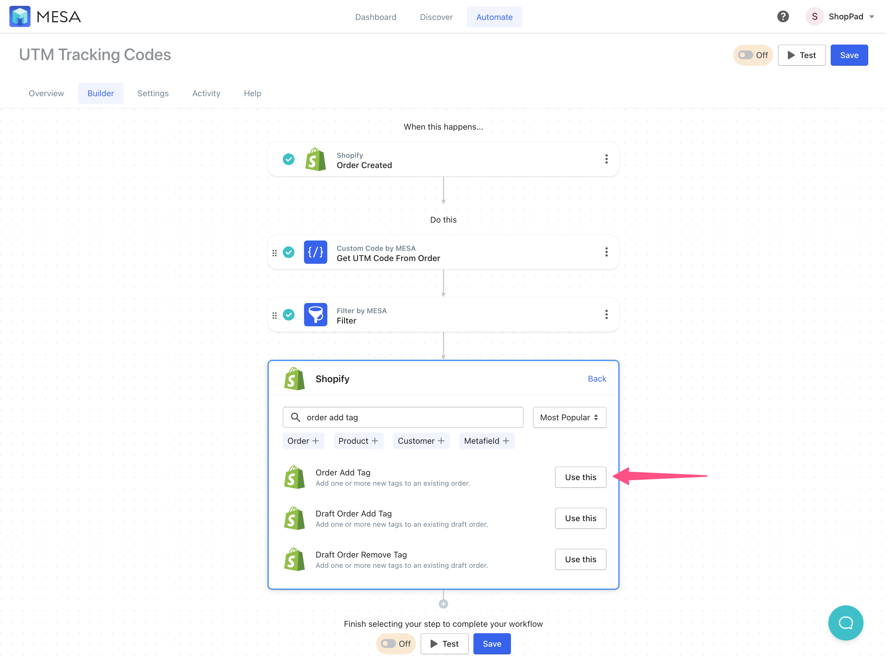 shopify order add tag