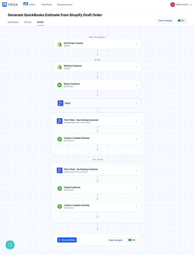 Shopify Flow vs MESA workflow complexity comparison