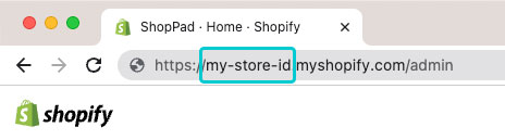 image: How to find your Shopify Store ID